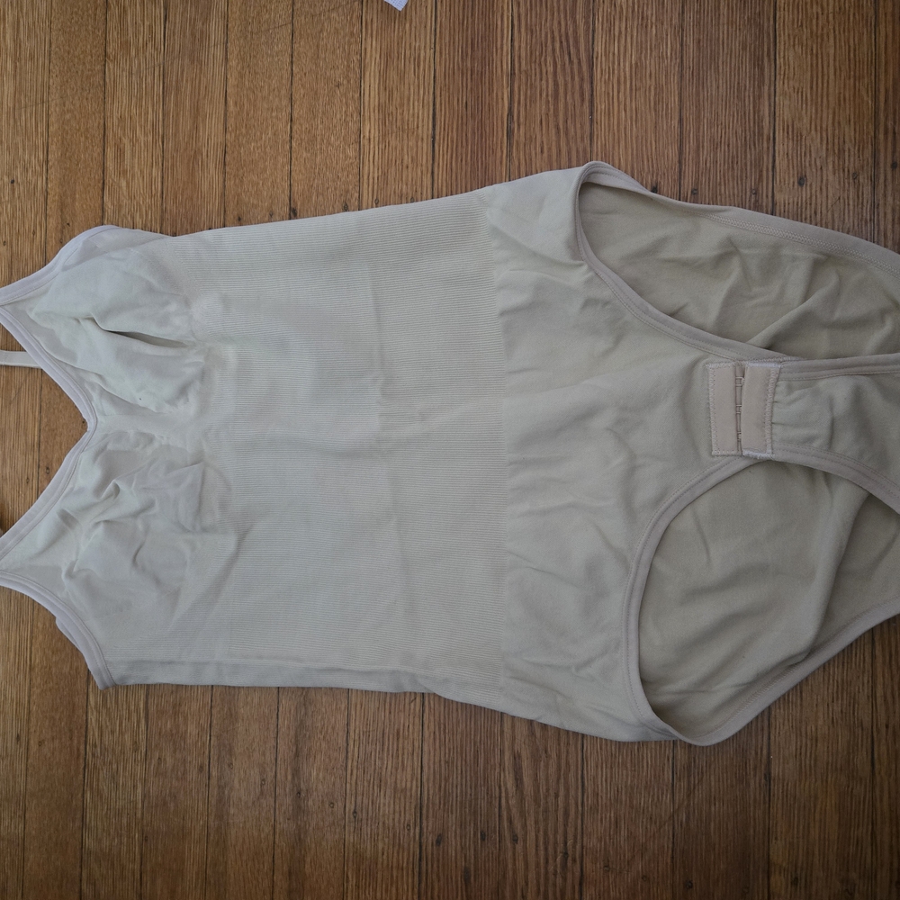 Revenge Clothing Cream Shapewear Bodysuit